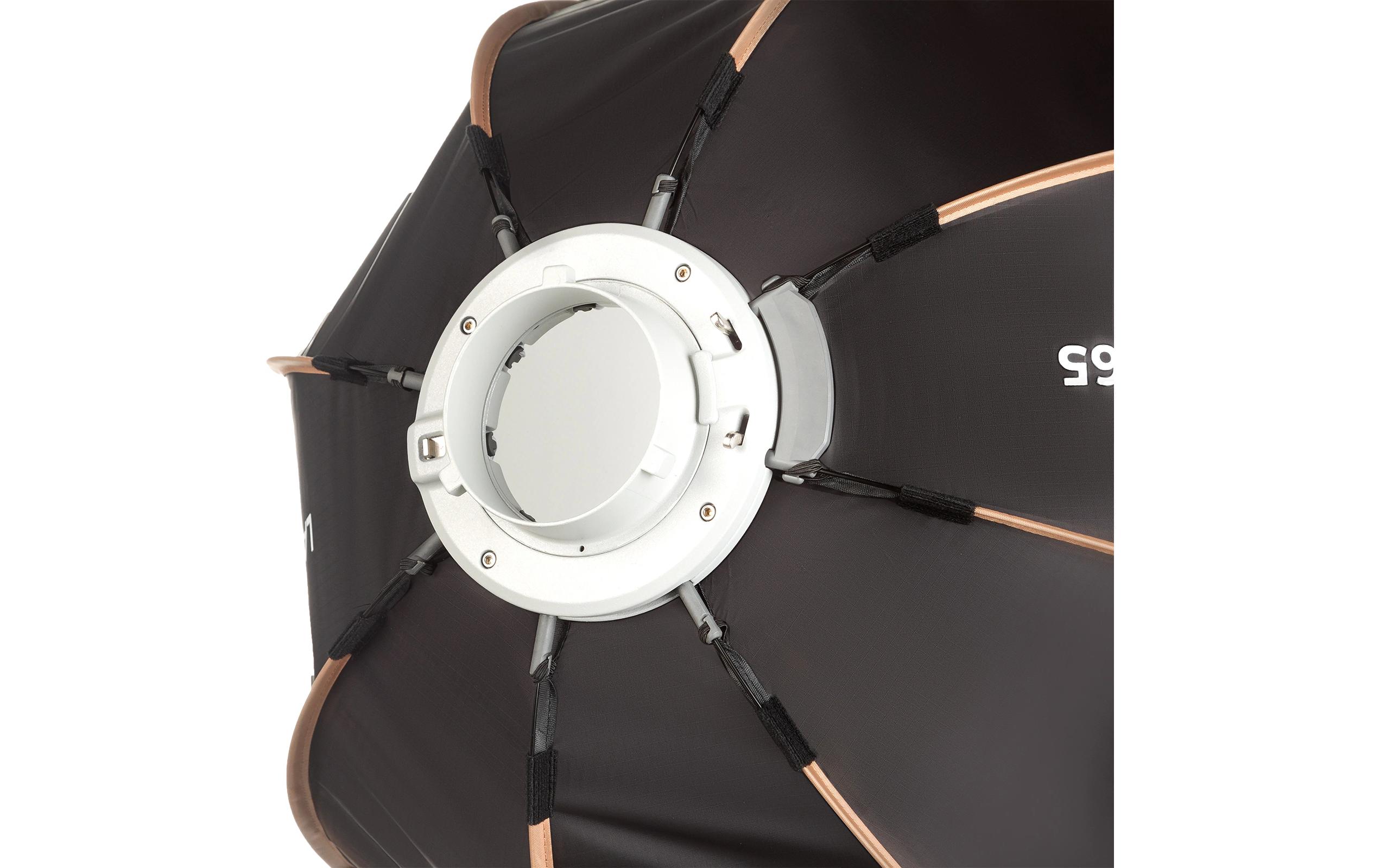 Softbox Achteckige LA-O65Eine vielseitige 65 cm grosse achteckige Softbox