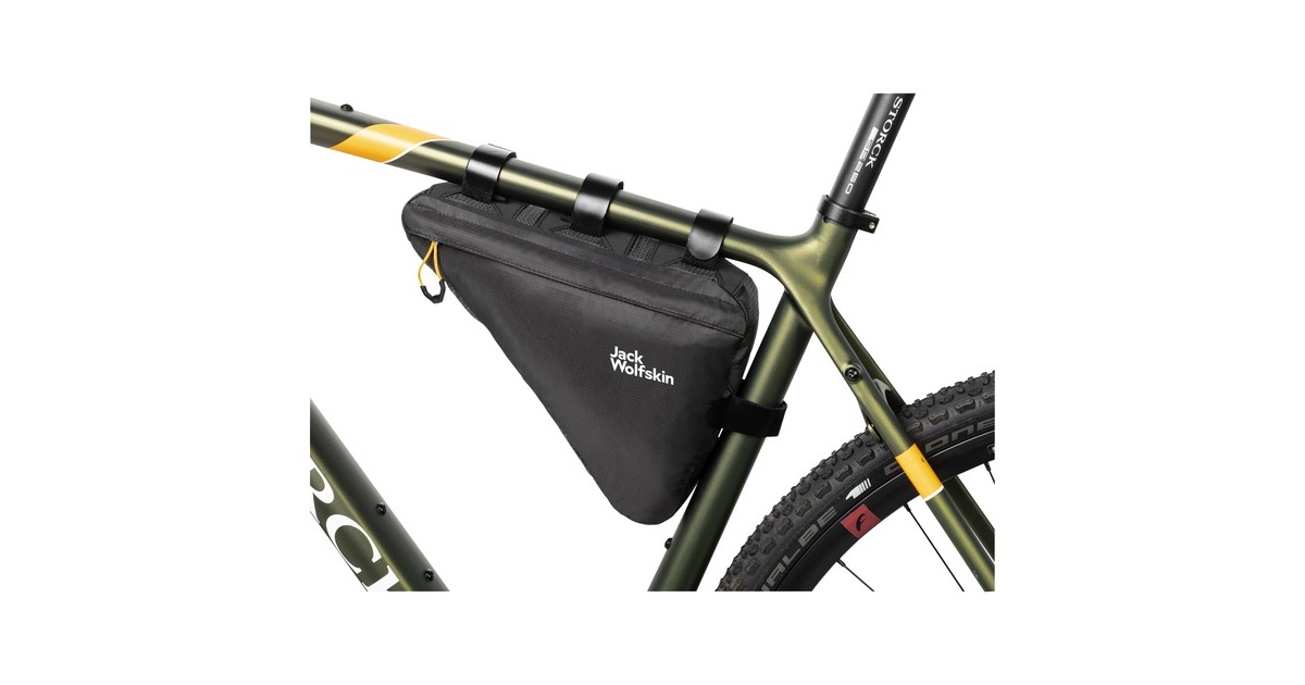 Jack WolfskinMorobbia Triangle Bag fietsmand/-tas  (Zwart, 2 liter)