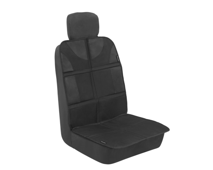Rücksitzschoner Schützt den Innenraum deines Autos |    Strapazierfähiges Material mit rutschfester Unterseite |    Schnelle Installation |    Groß und mit ISOFIX kompatibel |