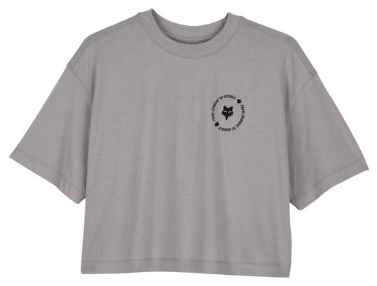 T-Shirt Manches Courtes Byrd Crop Femme Beige
