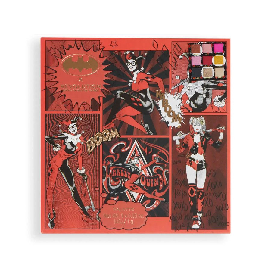 Makeup Revolution x DC Harley Quinn Rebel Heart Palette 9x1g