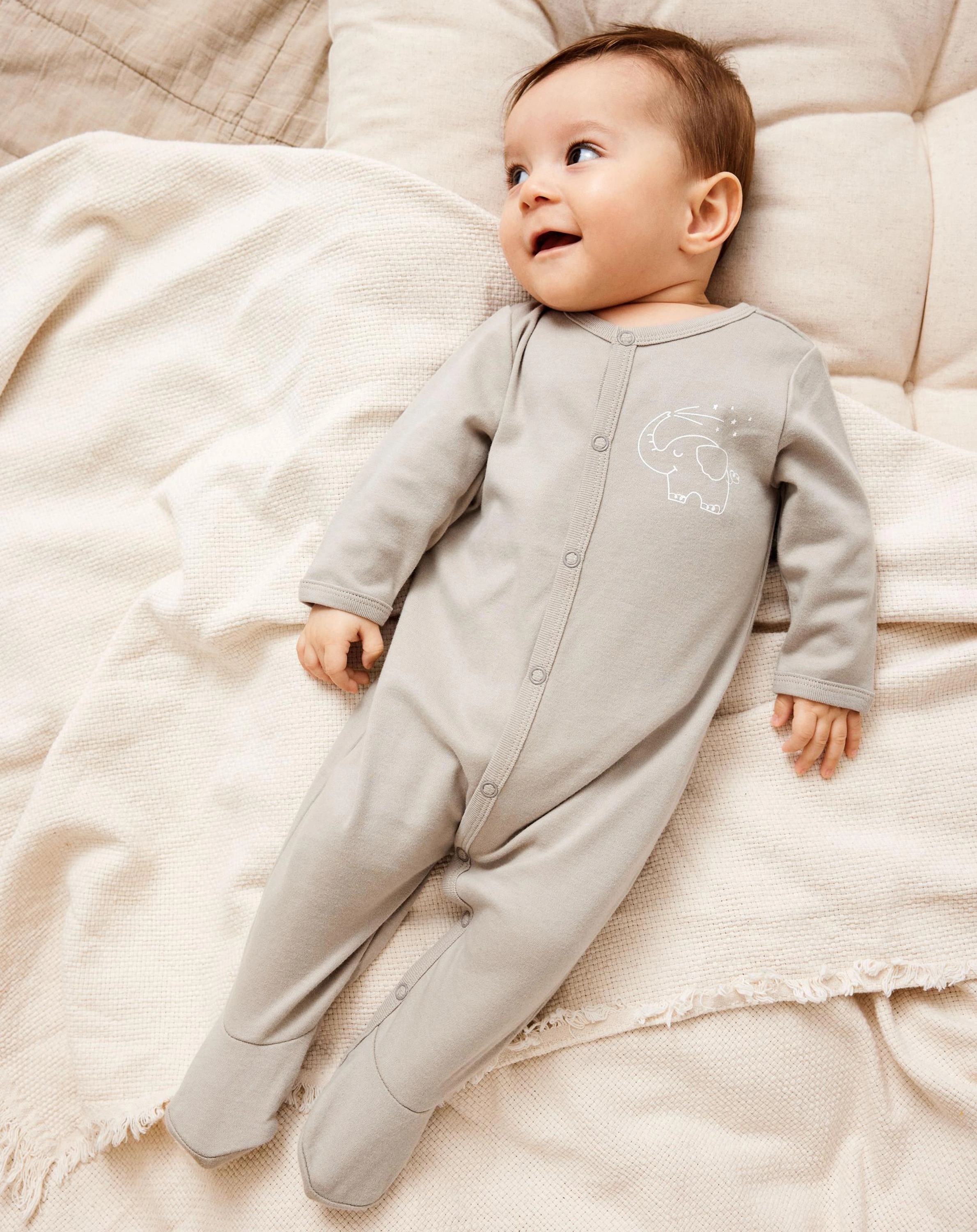 Schlafstrampler NBNNIGHTSUIT 2er Pack in london fog