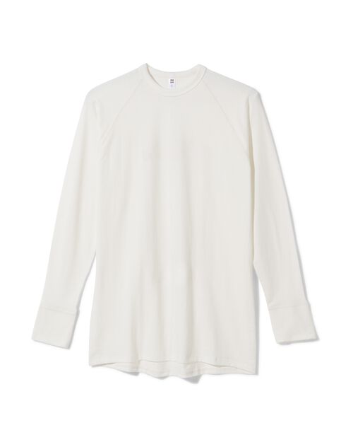 t-shirt thermique homme blanc