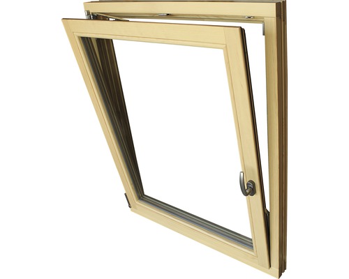 Houten raam, grenen, gelakt, 1000x1200 mm, DIN links