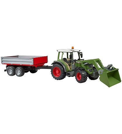 Bruder Traktor - Fendt Vario 211 m. Frontlader und Kipper - 02
