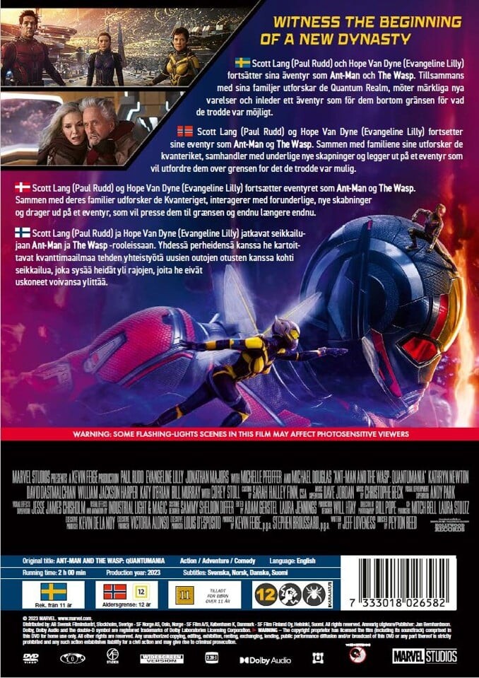 Ant-Man And The Wasp: Quantumania - Marvel - DVD