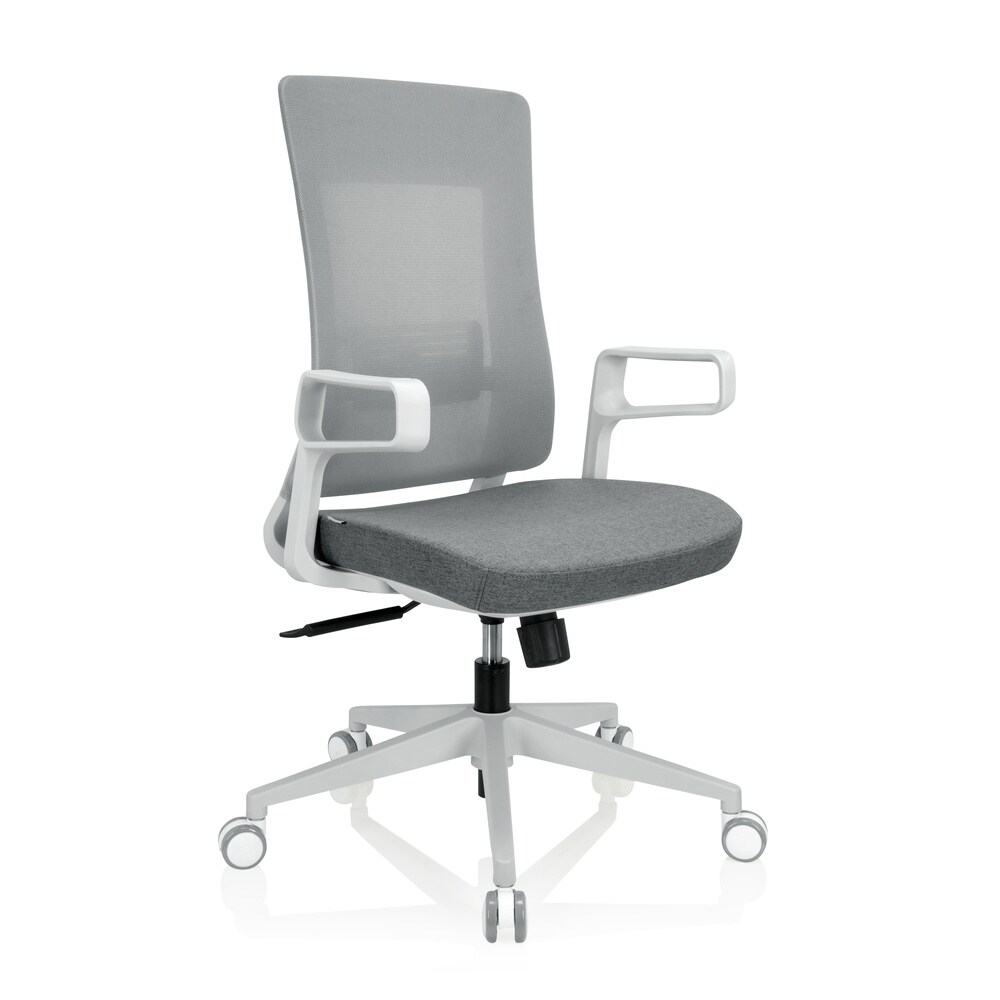 Home Office Bürostuhl COMFIO WM Stoff/Netzstoff mit Armlehnen hjh OFFICE