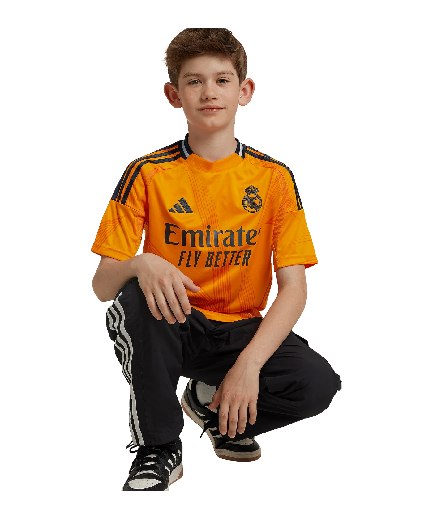 adidas Real Madrid Trikot Away 2024/2025 Kids Orange