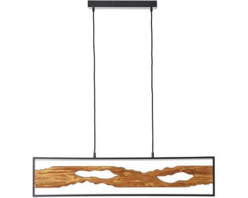 LED hanglamp 20 W 2300 lm HxB 150x8,5 cm zwart