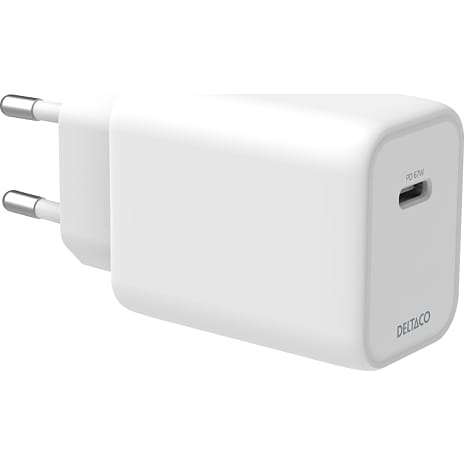 Deltaco oplader 67W - hvid