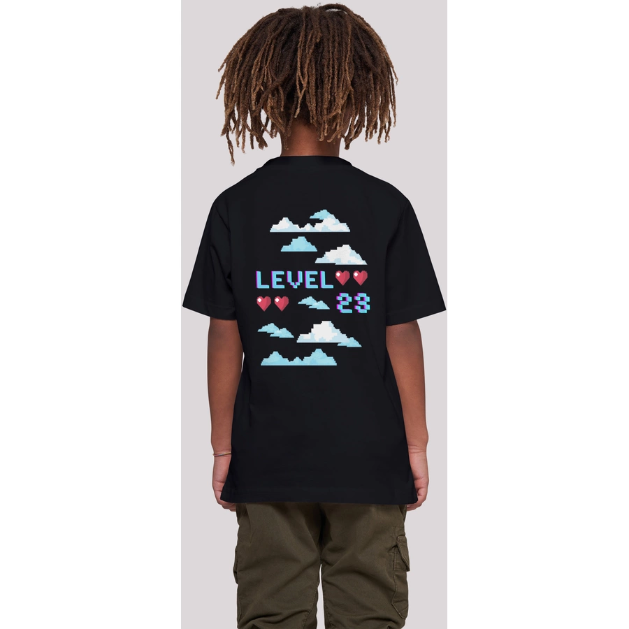 F4NT4STIC T-Shirt Happy New Year Silvester 2023 schwarz