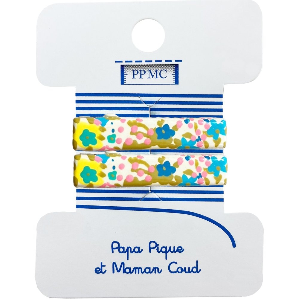 Petite Barrette Croco Pâquerette Vintage Cr071