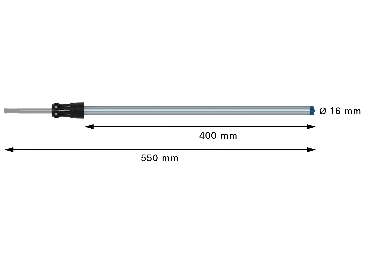 Bosch 2608901774 EXPERT Hamerboor SDS Clean SDS plus-8X - 16x400x550mm