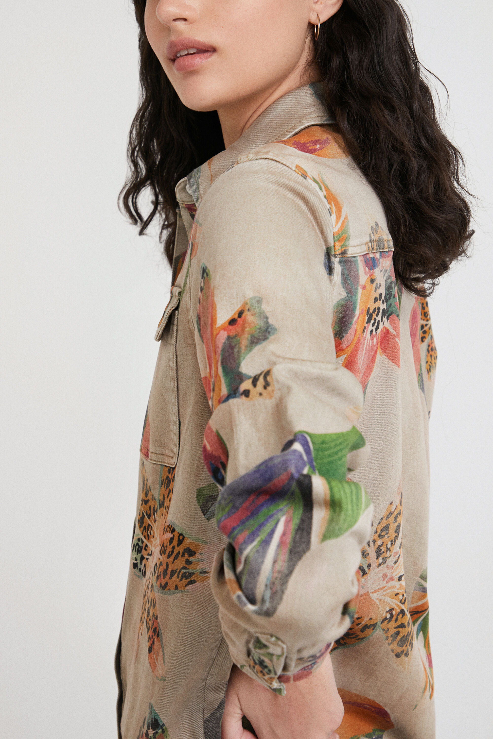 Chemise à fleurs