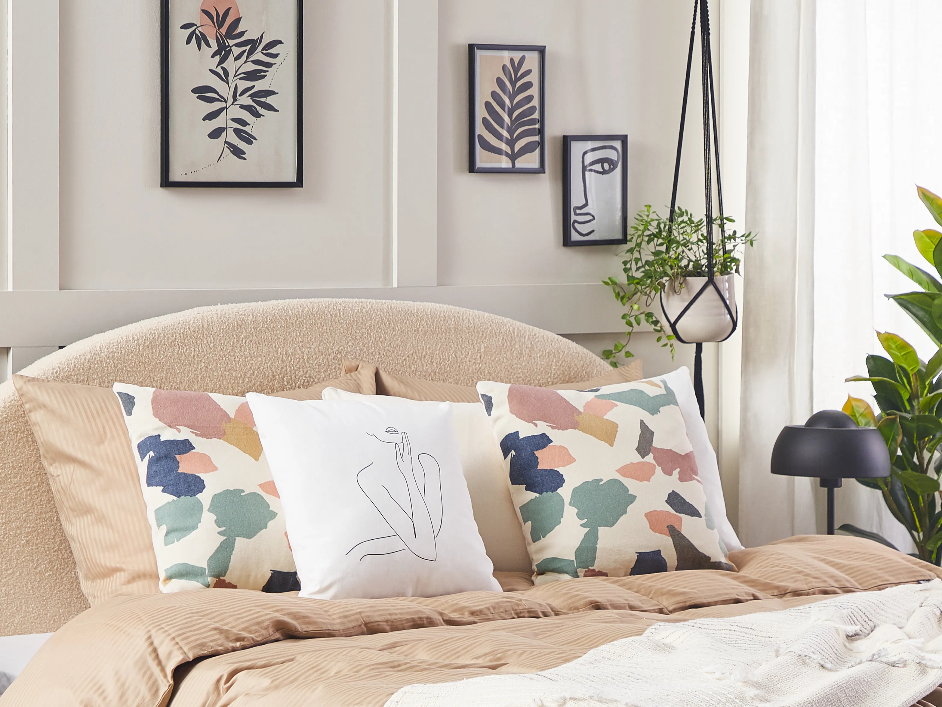 Set van 2 sierkussens FOTHERGILLA 45 x 45 cm Meerkleurig abstract patroon