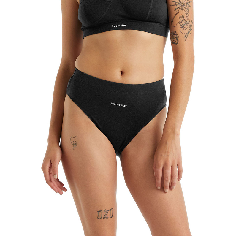 Icebreaker Damen Queens High Cut Unterhose