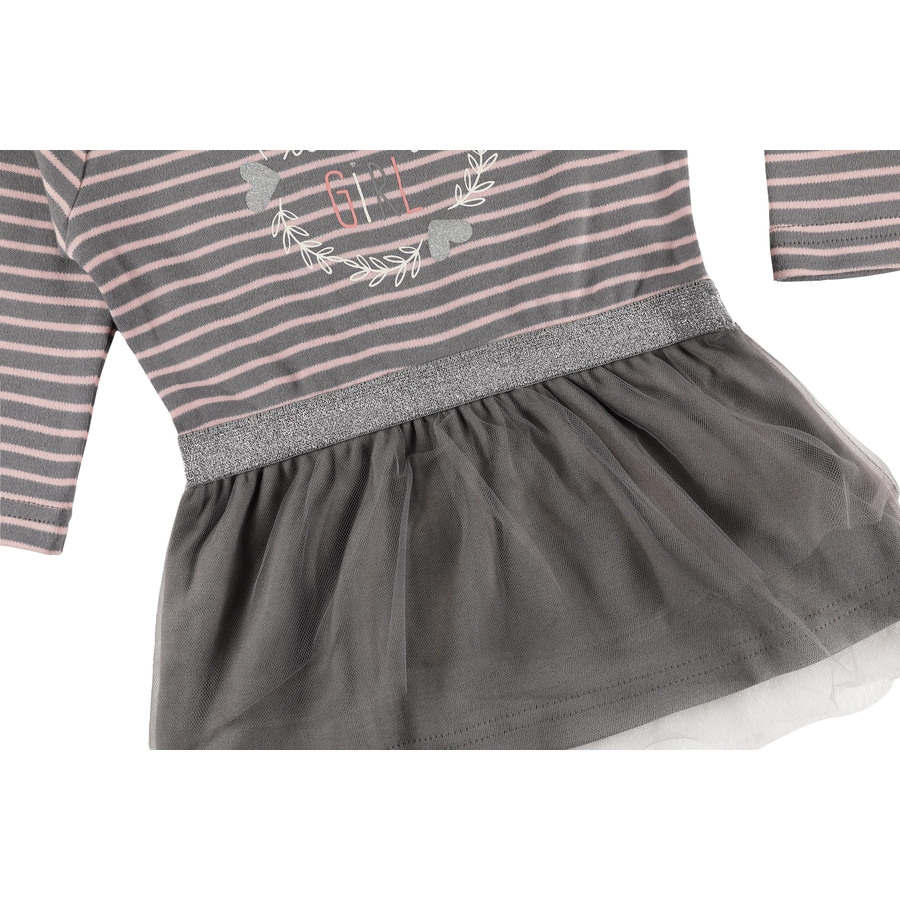 pink or blue Kleid Feather grau