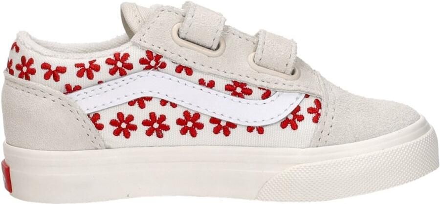 Vans Lage Sneakers Old Skool V Chantilly Floral RACING RED