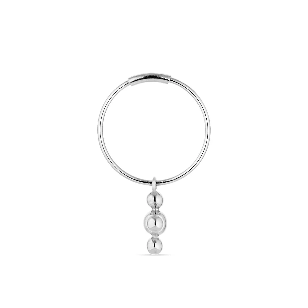 Jane Kønig  Atomic Pendant hoop - sølv