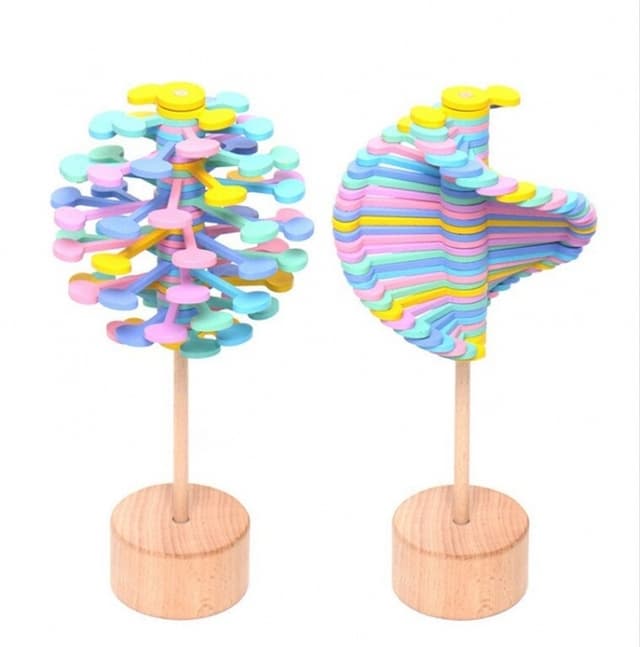 Lollipopter fidget spinning legetøj, pastelfarver