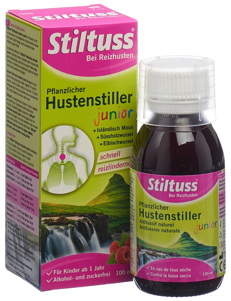 STILTUSS Pflanzlicher Hustenstiller<br>100 ml, Flasche, Sirup, Junior