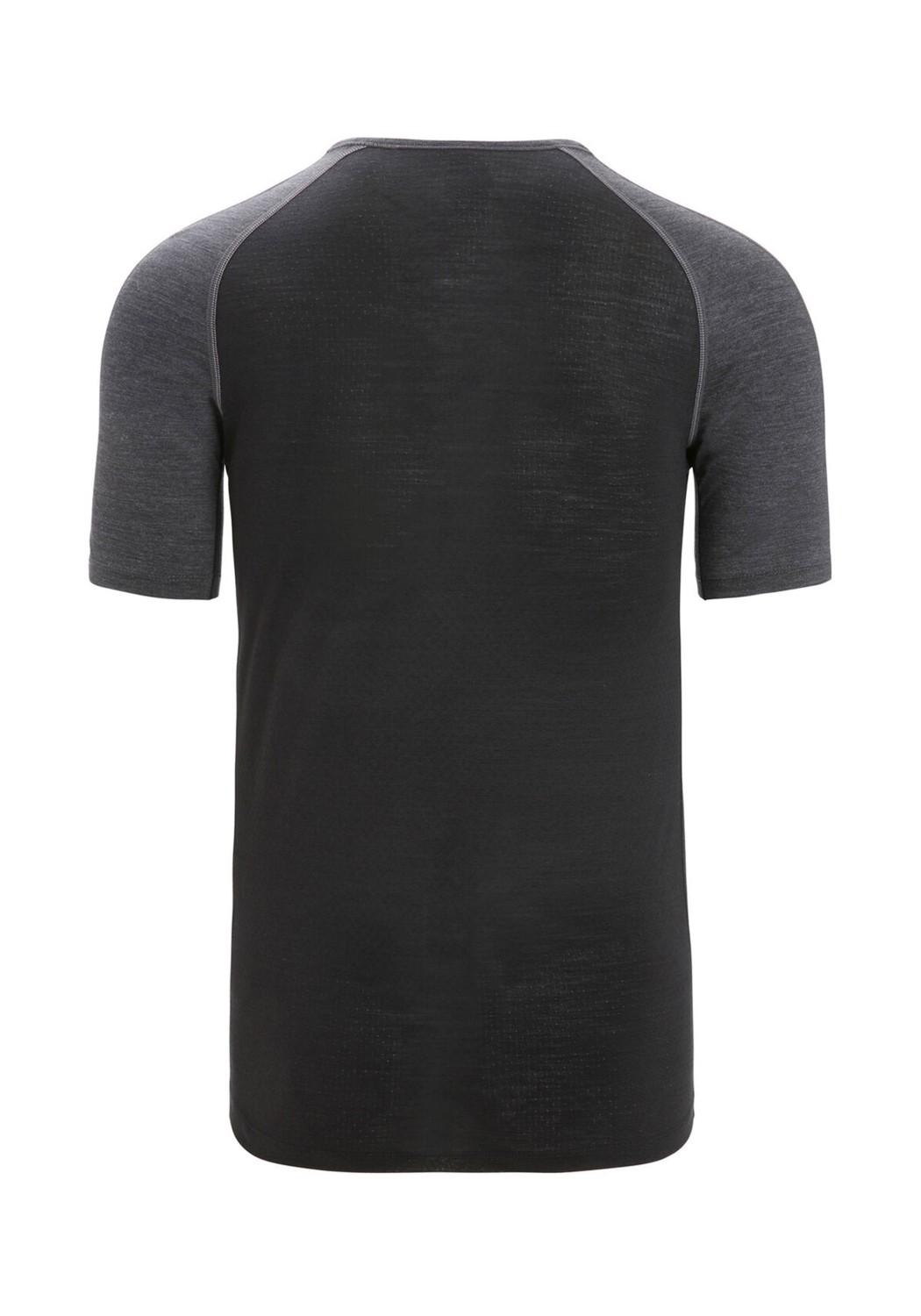 Icebreaker Herren-T-Shirt ZoneKnit™ SS Crewe Jet Heather/Black