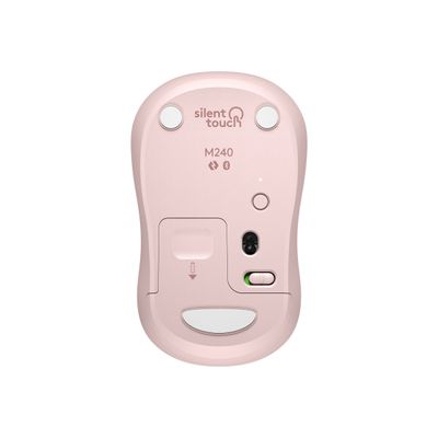 Logitech M240 Silent - Souris sans fil - rose