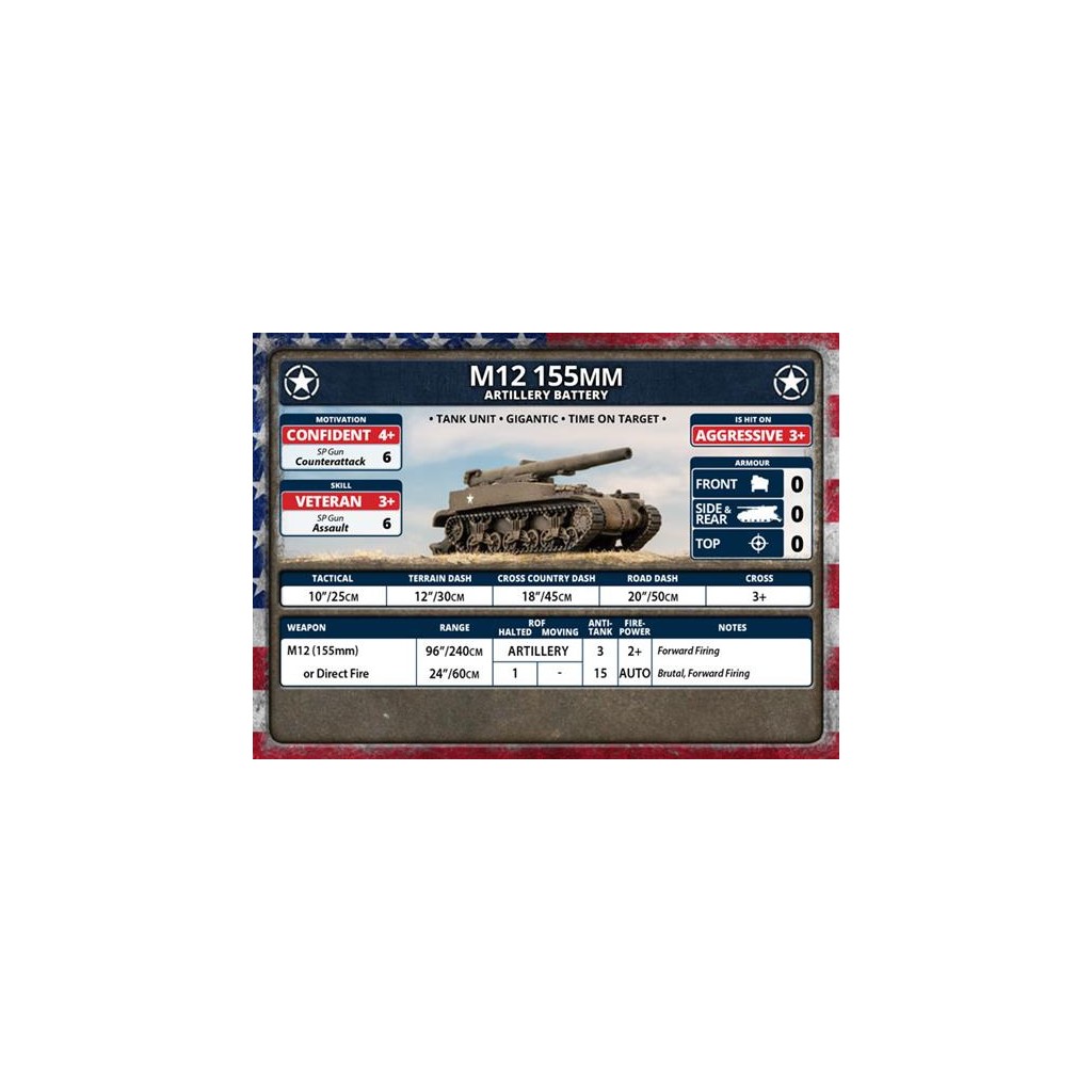 Flames of War - M12 155mm Artillery Battery