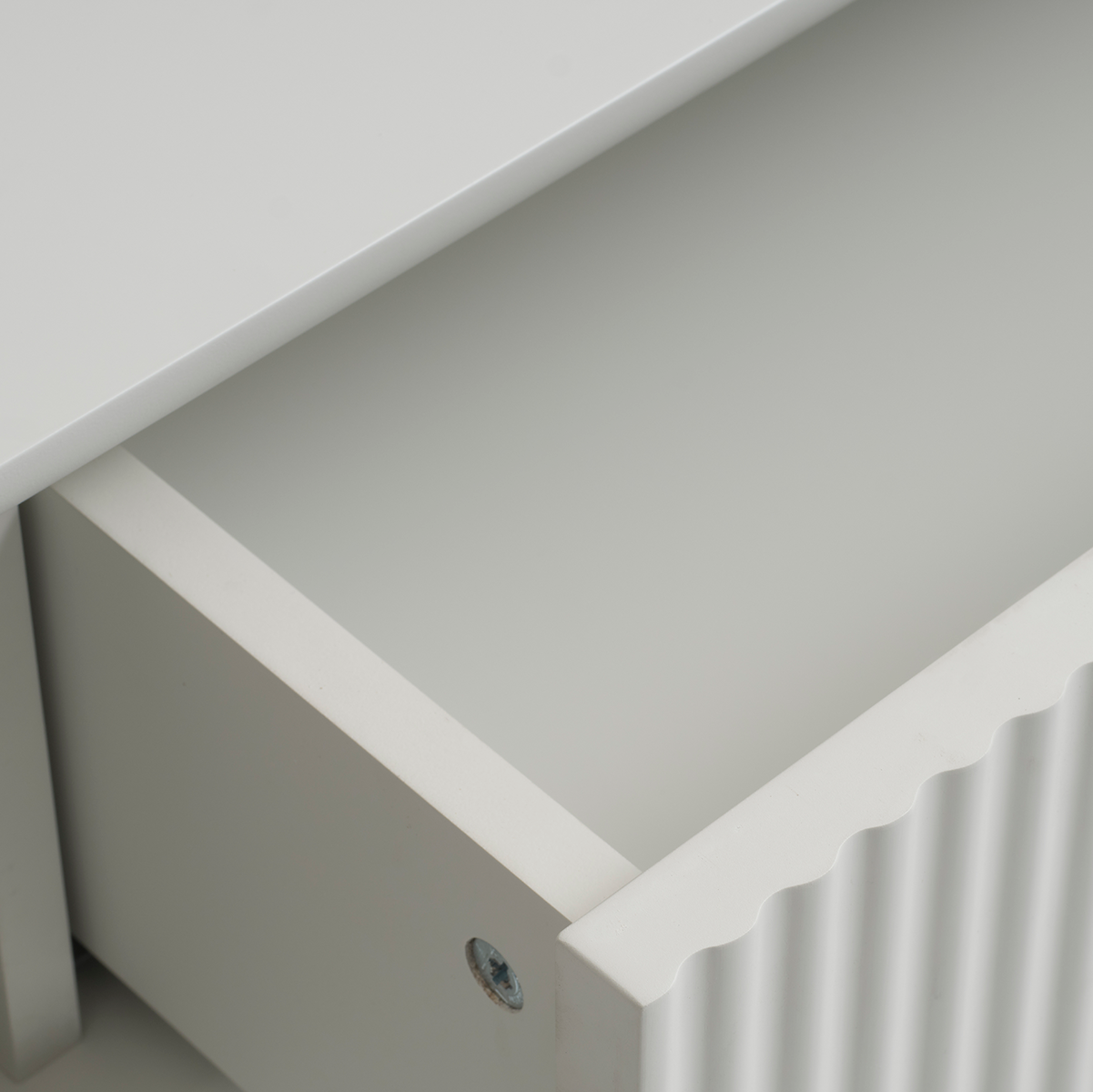 Houten salontafel Arlo met lade Grijs