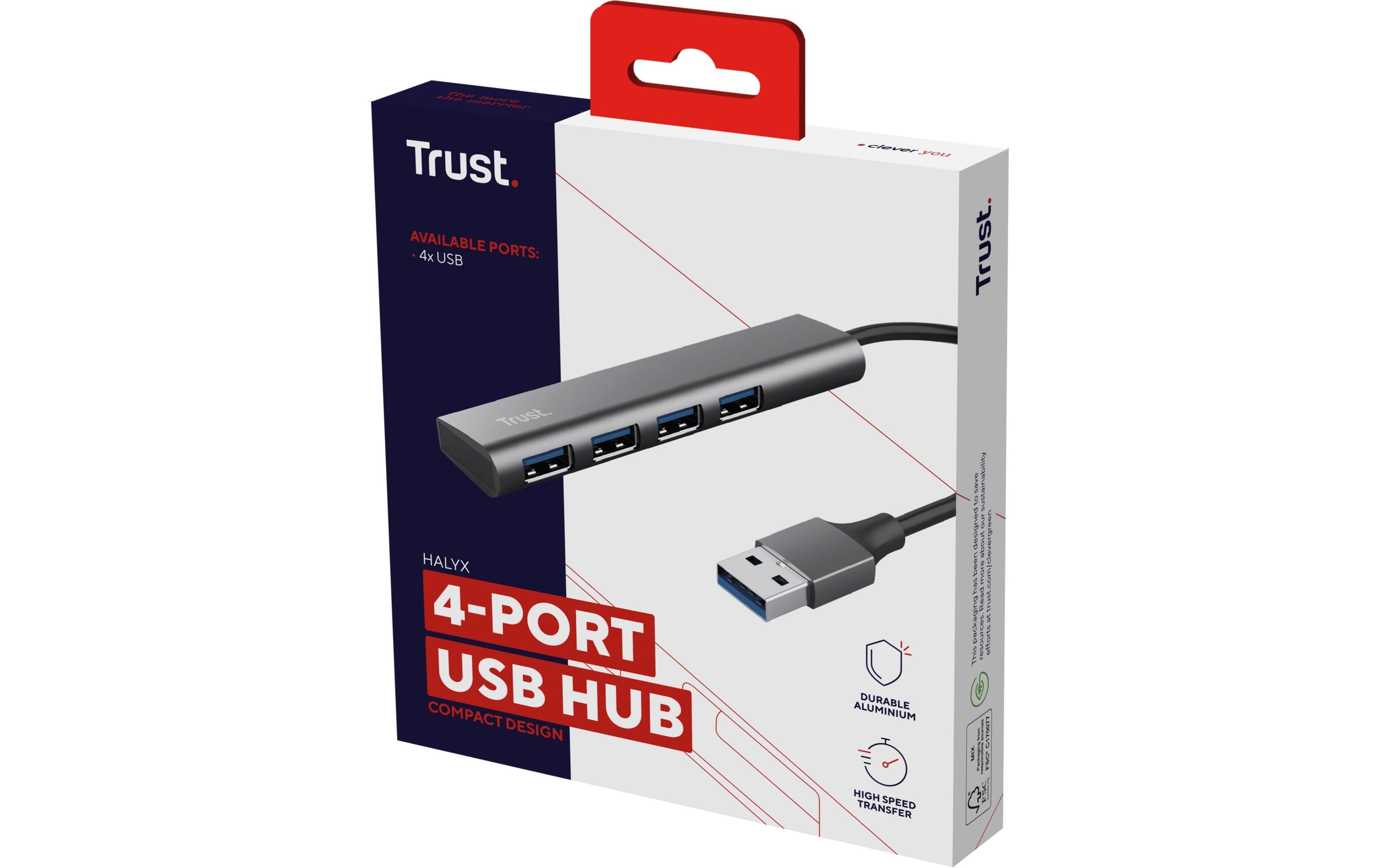 USB-Hub HalyxUSB-Hub mit 4 USB-A Ports