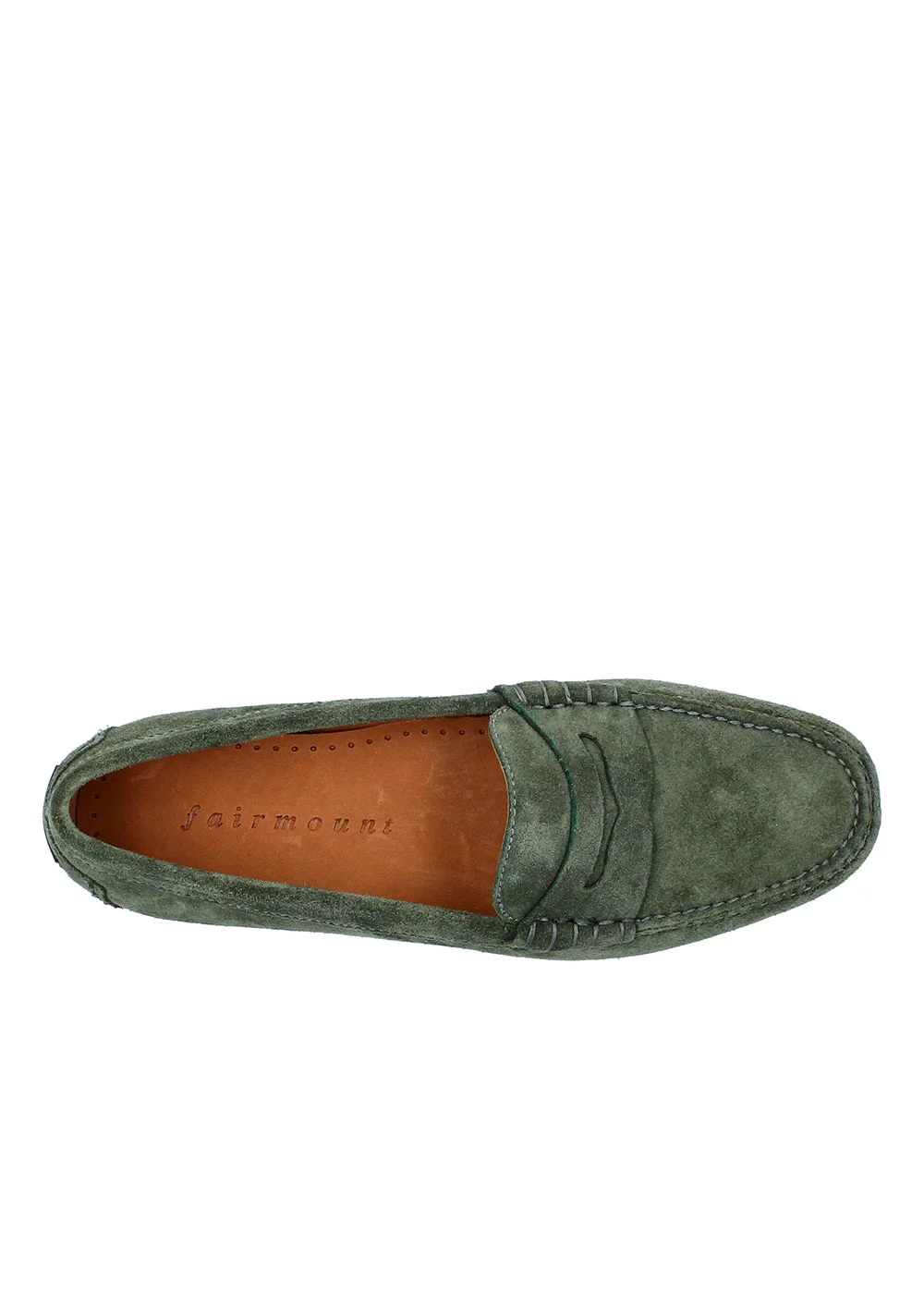 MOCASSIN RUBBER DRIVER VELOURS KAKI