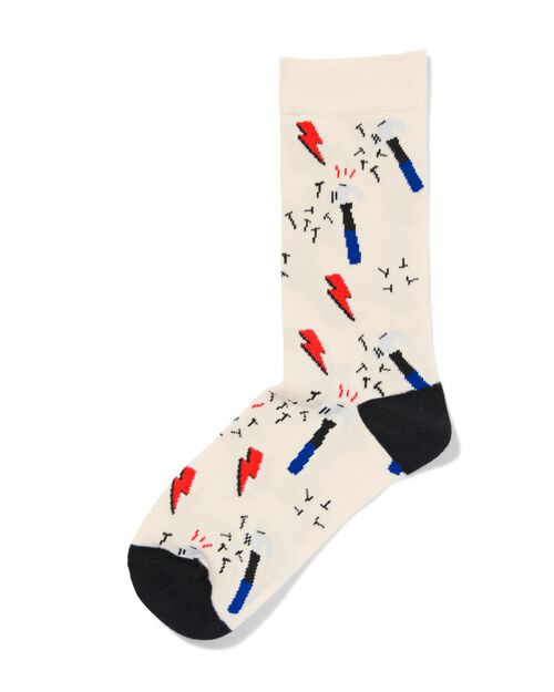 chaussettes avec coton Nailed it beige