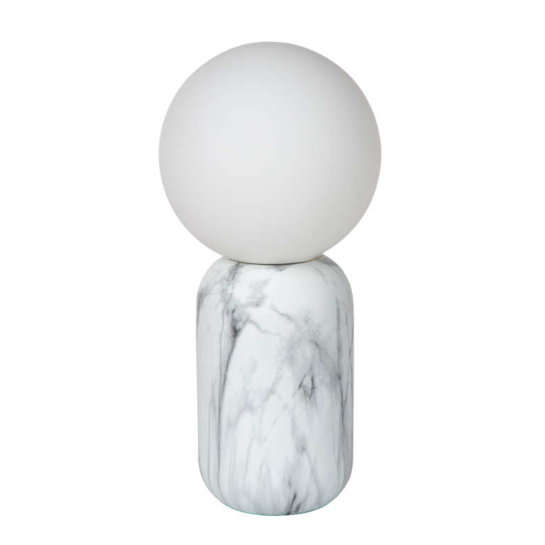 Lucide Marbol tafellamp wit