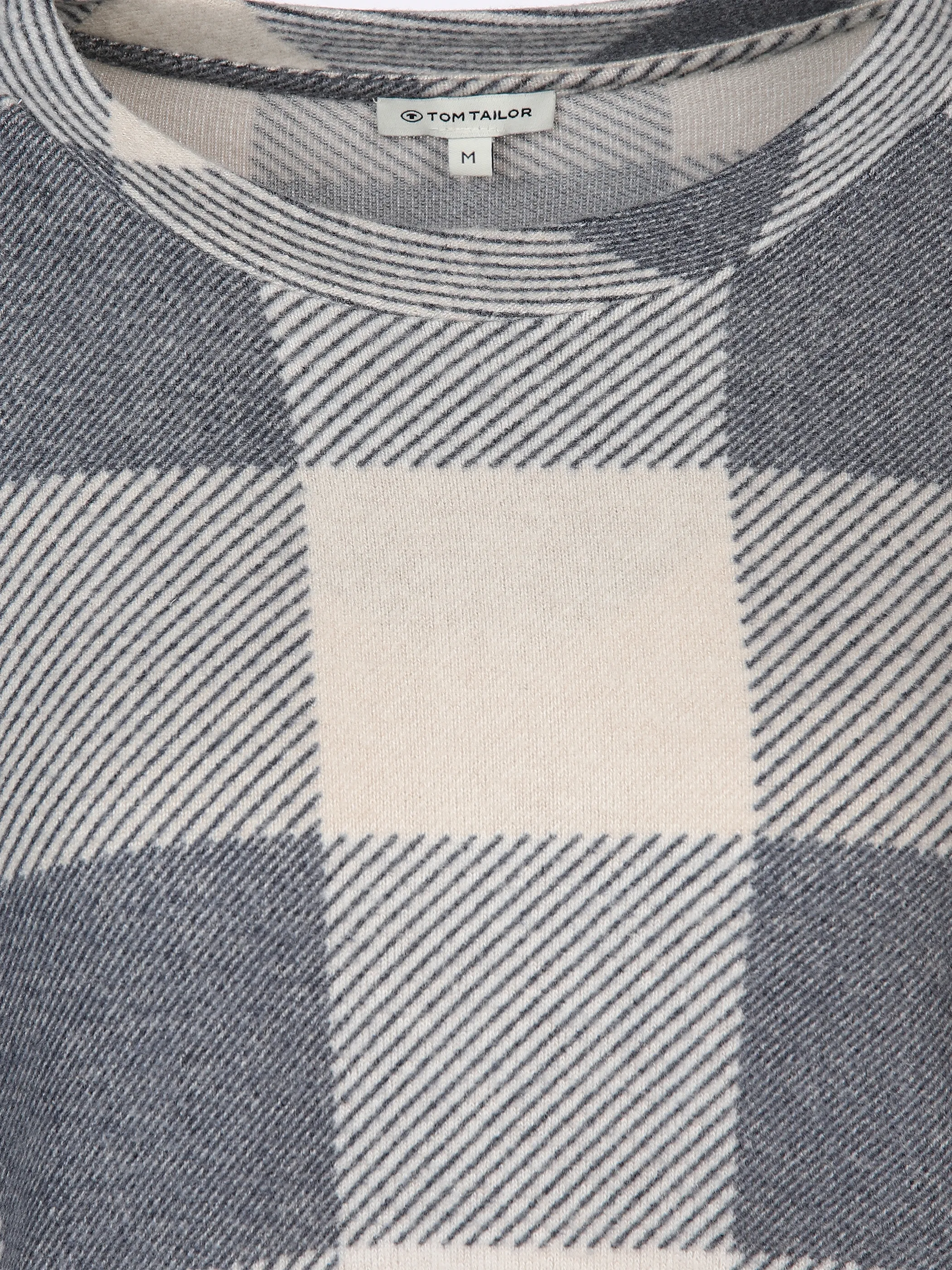 Damen Leichtpullover im Karodessin
