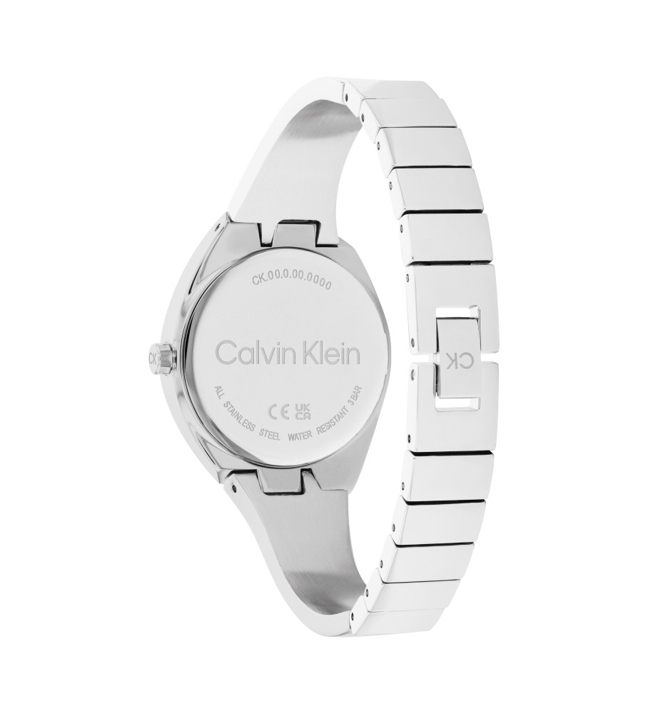 Relógio analógico prateado encantador da Calvin Klein