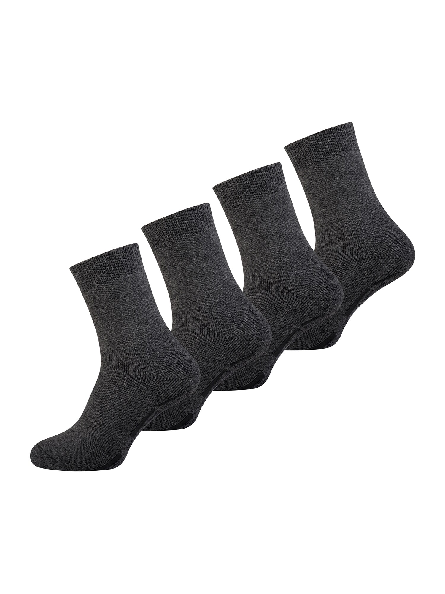 NUR DER Herren Basicsocken Stopper Socke 4er Pack