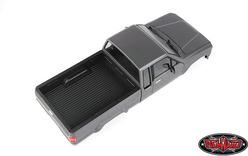 Karosserie 1987 Toyota XtraCab Hard Body Grau, 1:10<br>Detailgetreue Pickup Karosserie aus ABS-Kunststoff