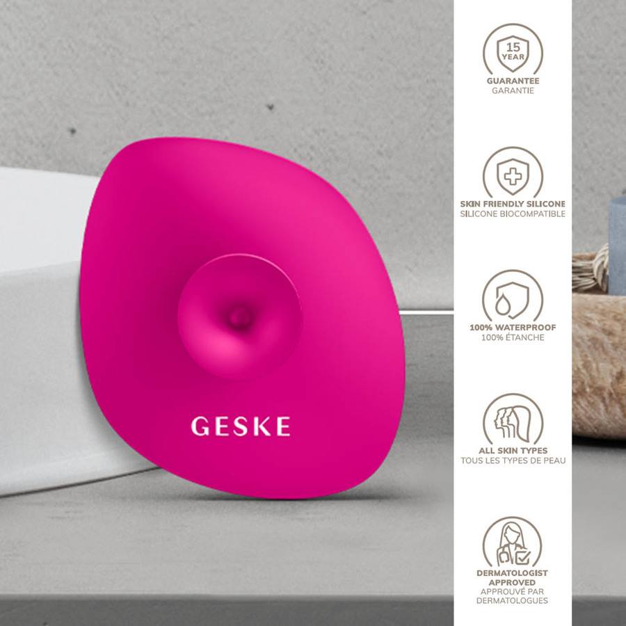 GESKE Facial Brush 4 in 1 Magenta