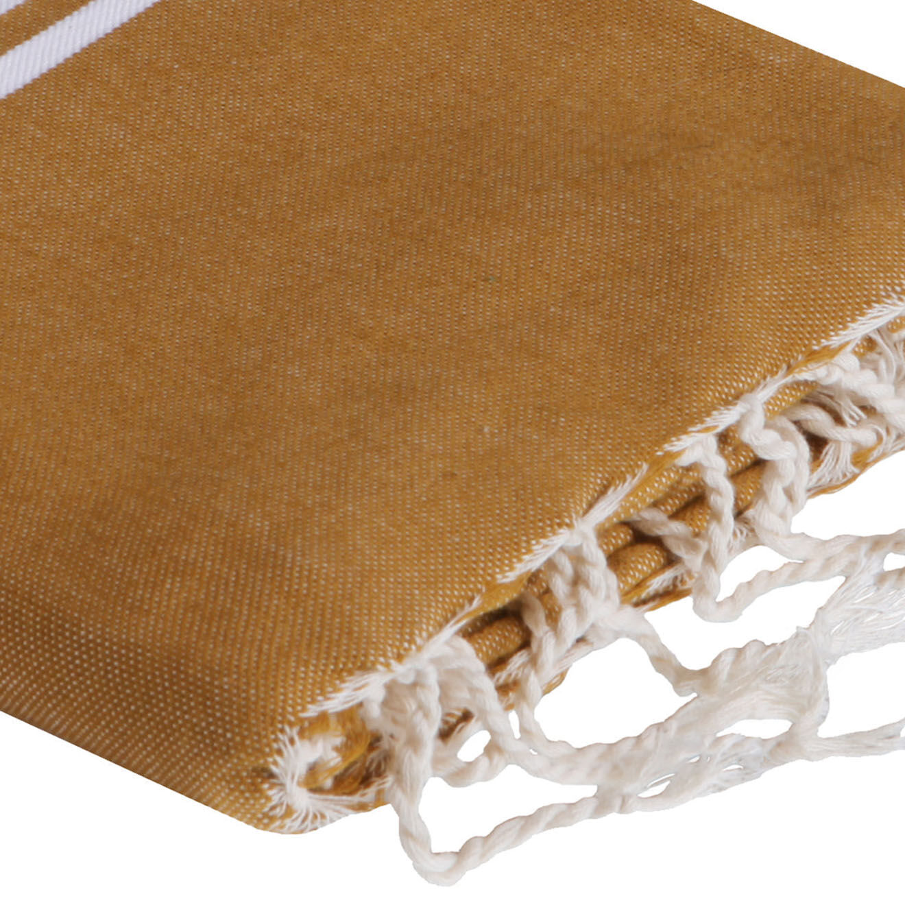 Febronie Fouta traditionnelle St Tropez jaune - 100x200 cm