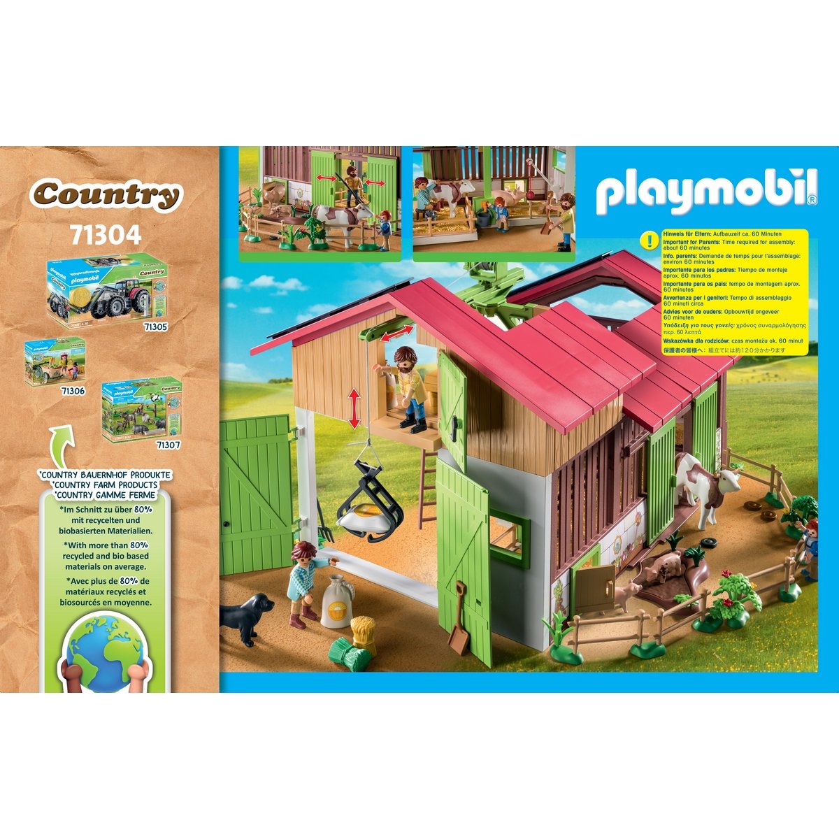 Ferme avec panneaux solaires - Playmobil 71304