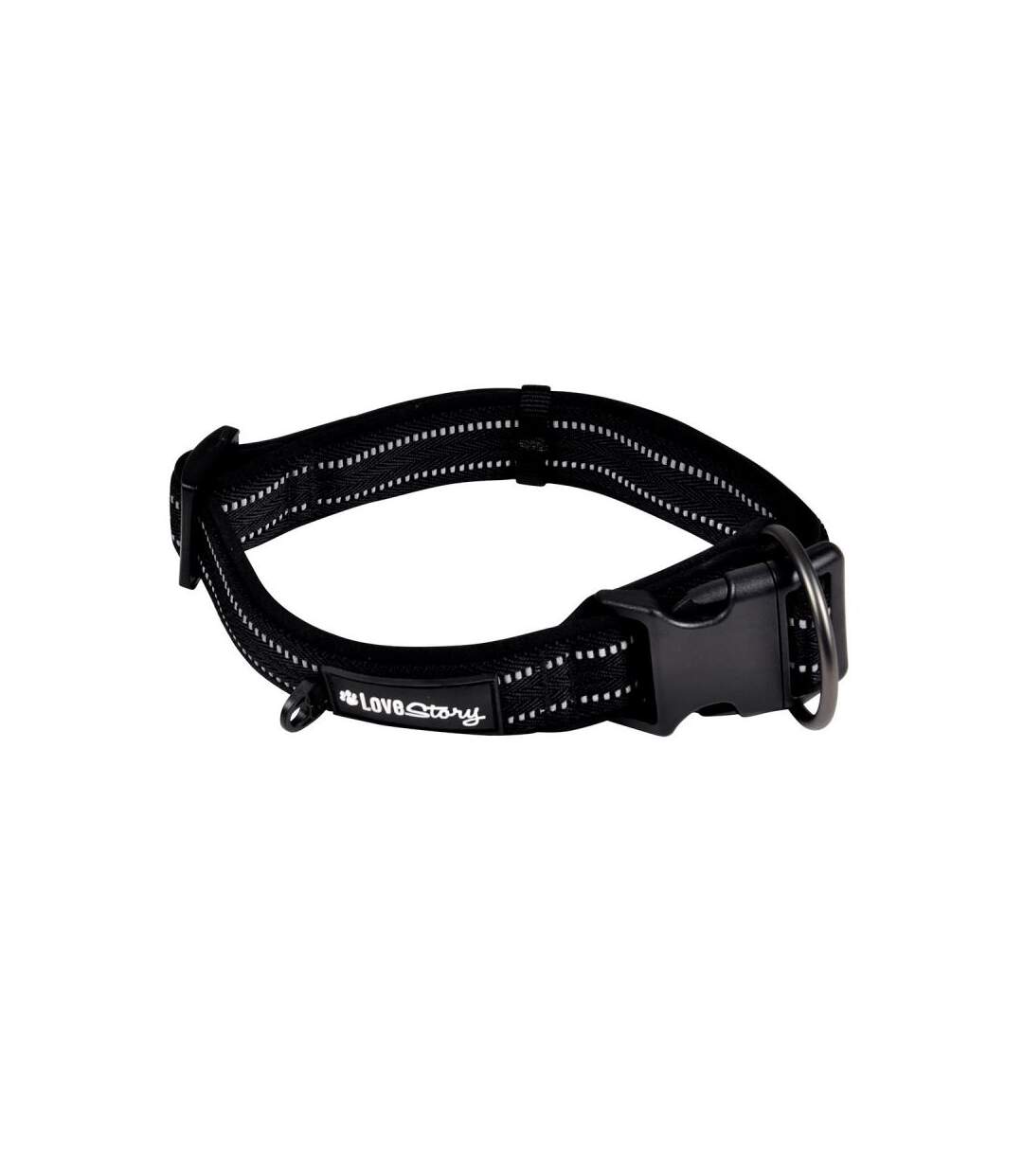 Paris Prix - Collier Pour Animaux expert Réglable 75cm Noir