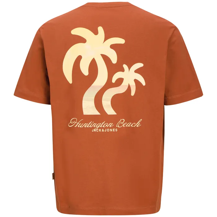 Jack & Jones Originals Canggu Summer Picture Crew Shirt Heren