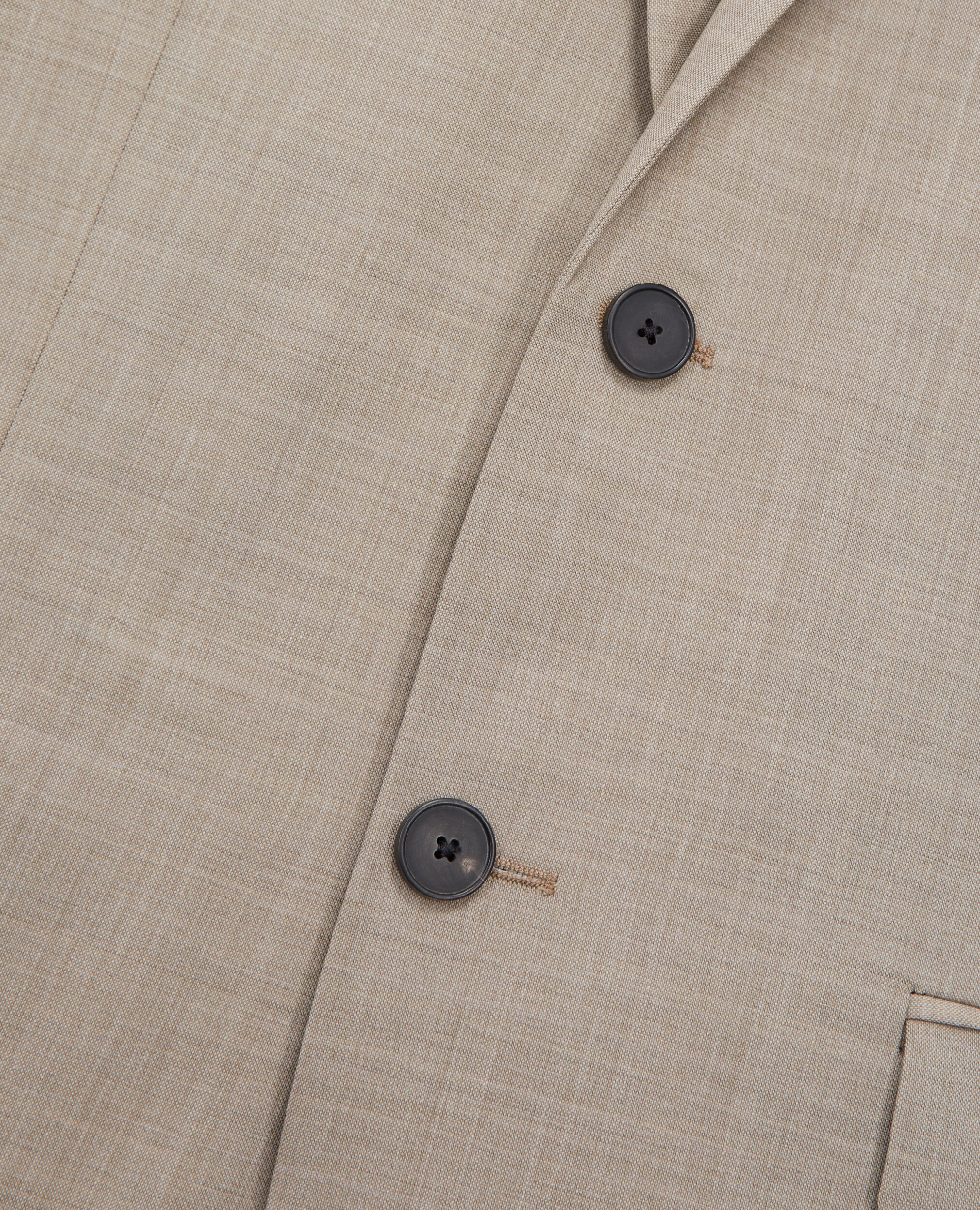 Veste de costume en laine beige