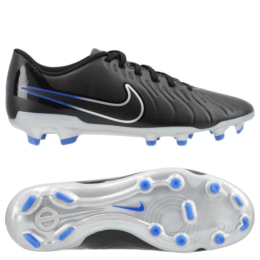 Nike Tiempo Legend 10 Club MG Shadow - Noir/Chrome/Bleu