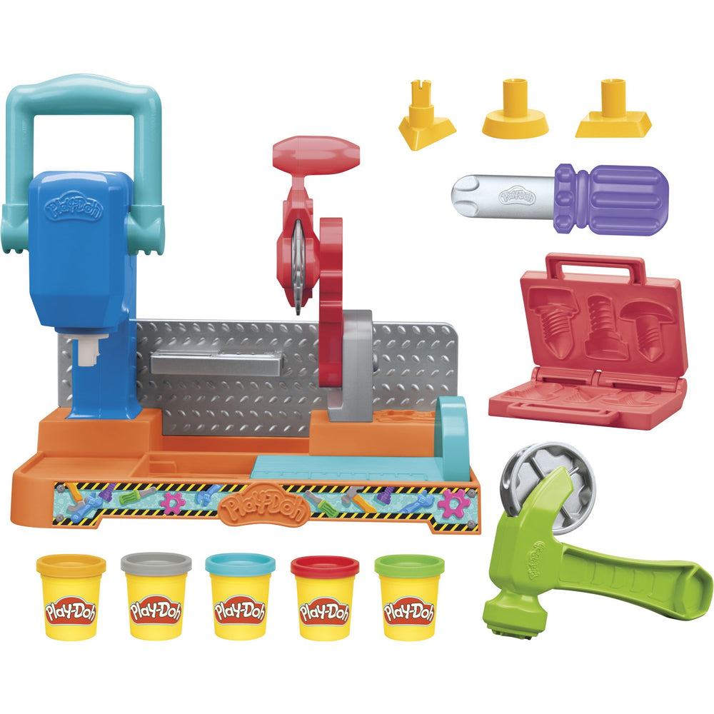 Køb Play-Doh Stempel Og Sav Værkstedsæt