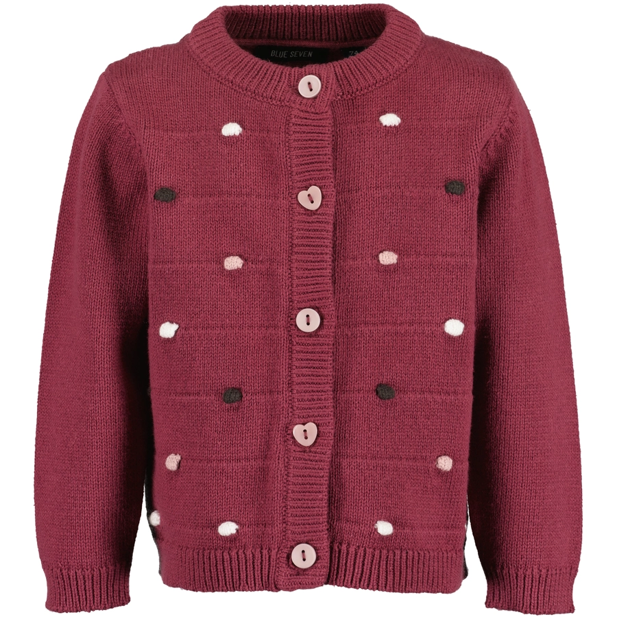 BLUE SEVEN Strickjacke Aubergine