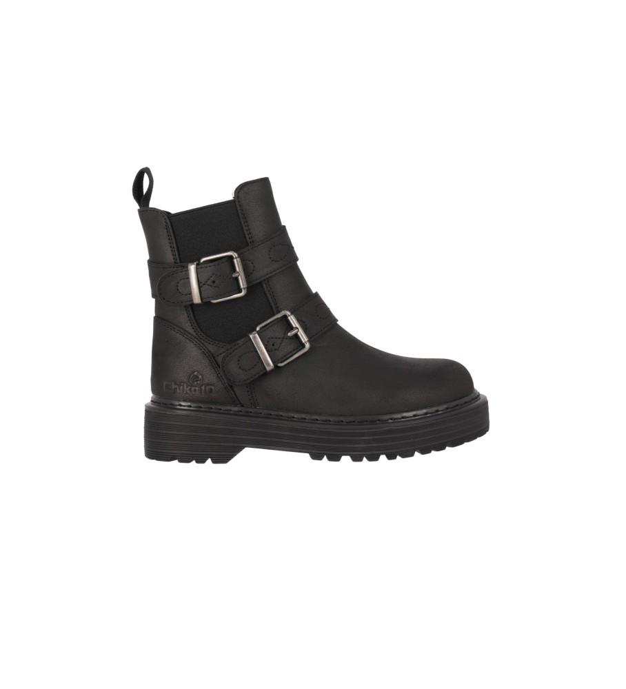 Chika10 Botas Infantis Suíça 09 pretas