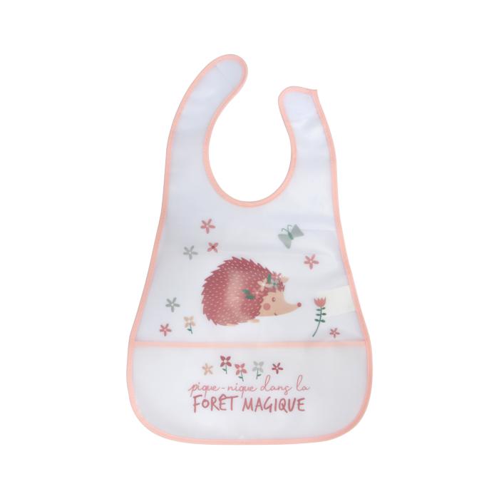 BAVOIR SCRATCH PLASTIQUE POCHE RECUPERATEUR 45X28CM HERISSON