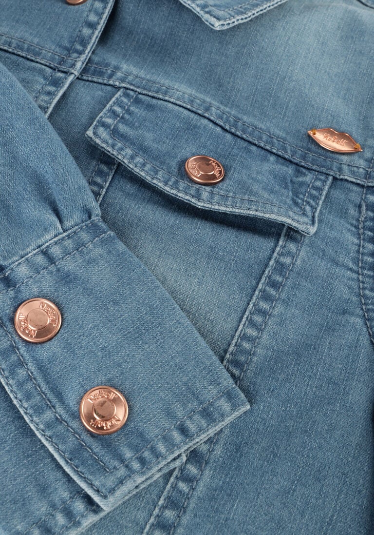 NOBELL blauwe nobell spijkerjas bodil girls denim jacket blue