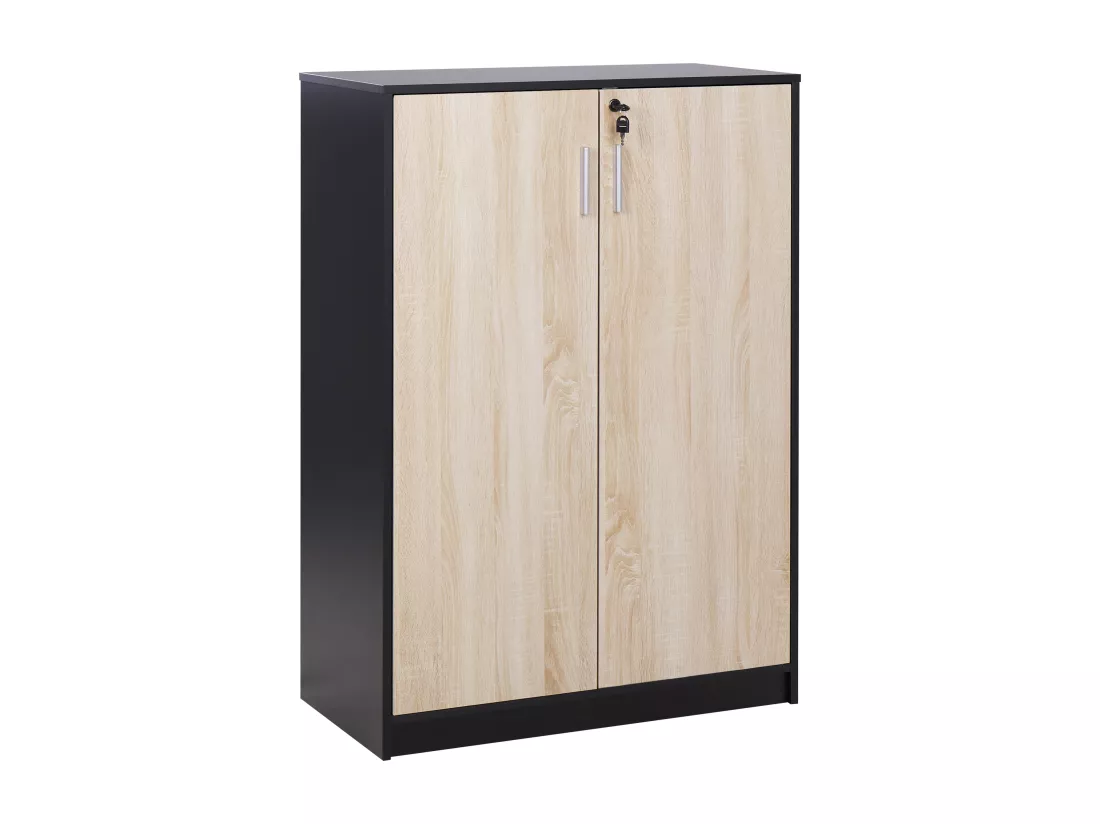 Meuble de rangement ZEHNA Marron/noir